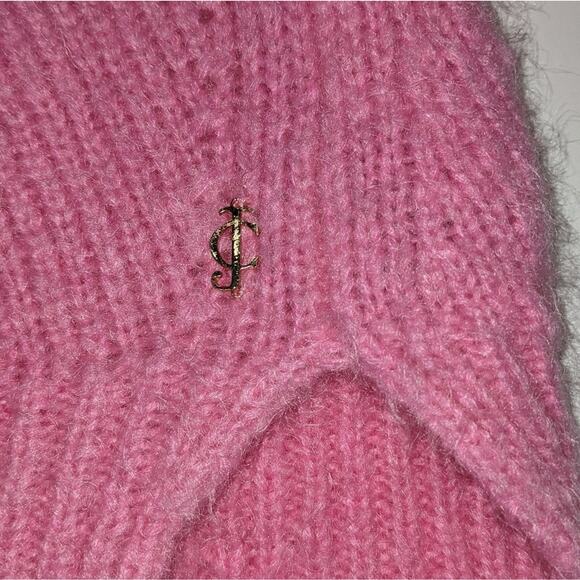 Juicy Couture‎ pink wool/ mohair blend sweater Barbie mermaidcore - Picture 3 of 5
